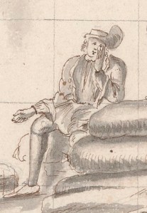 Probably boucanier sitting, from a 