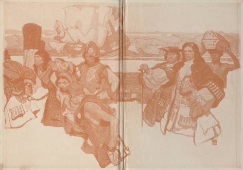 Captain Blood Returns Endpapers LR