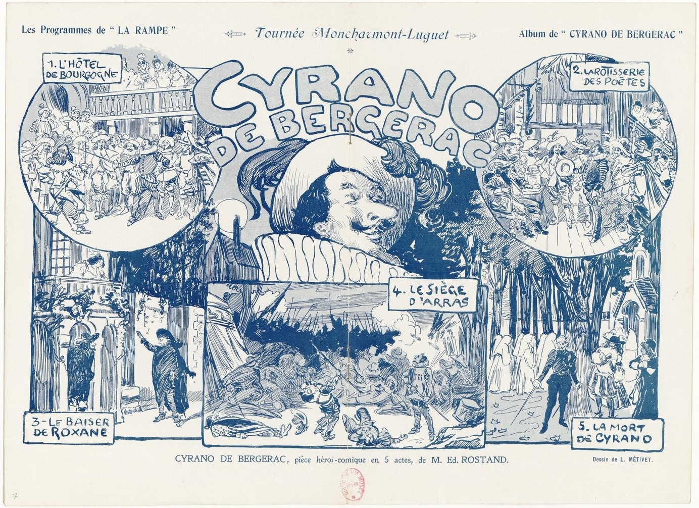 Cyrano de Bergerac Program 1898