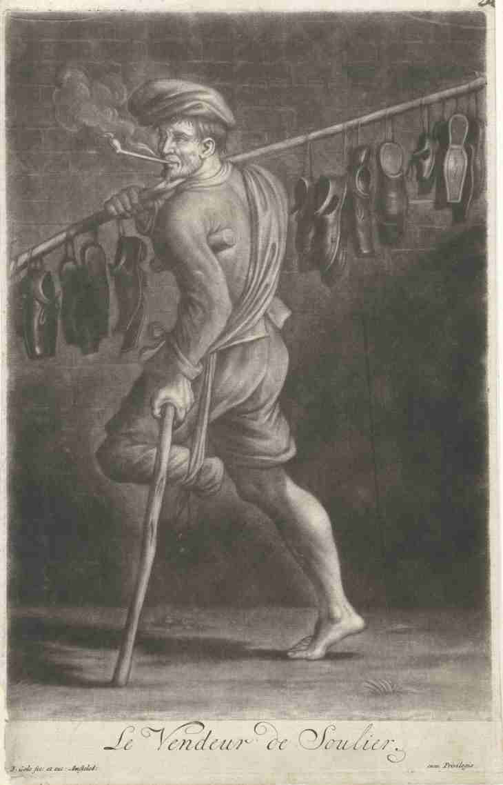 Schoenenverkoper by Jacob Gole 1670 1724 LR