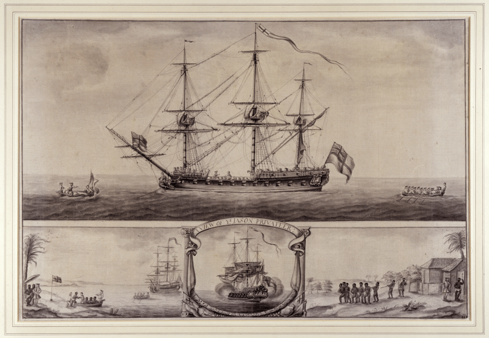 A View of ye Jason Privateer, Nicholas Pocock, c1760, Bristol City Museums