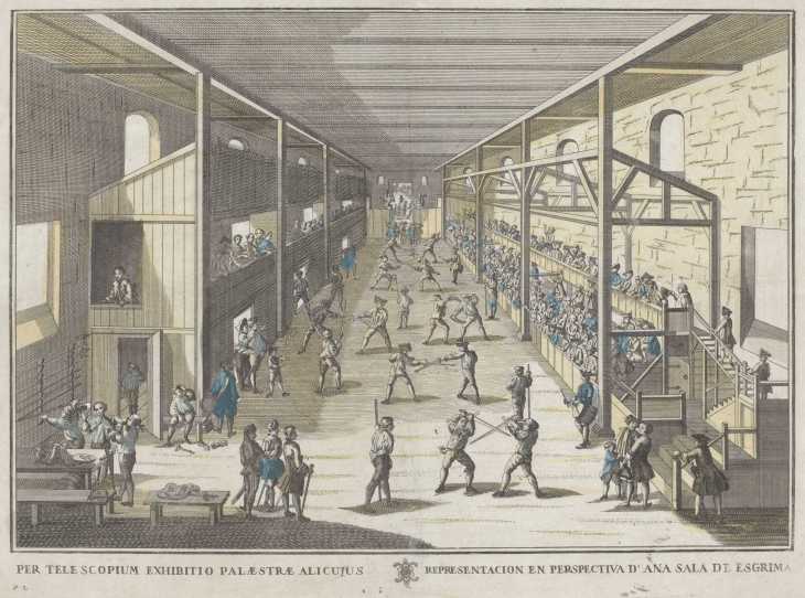 German Fencing Salle LR